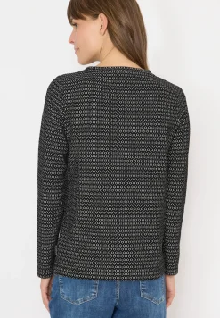 Shirt met structuur, tweekleurig