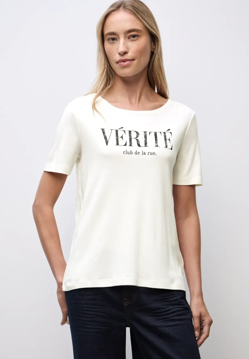 Shirt met tekst