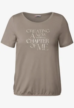 Shirt met tekstopdruk