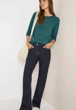 Shirt met ton-sur-ton strepen