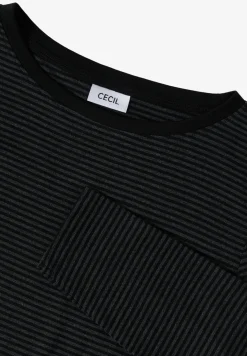 Shirt met ton-sur-ton strepen