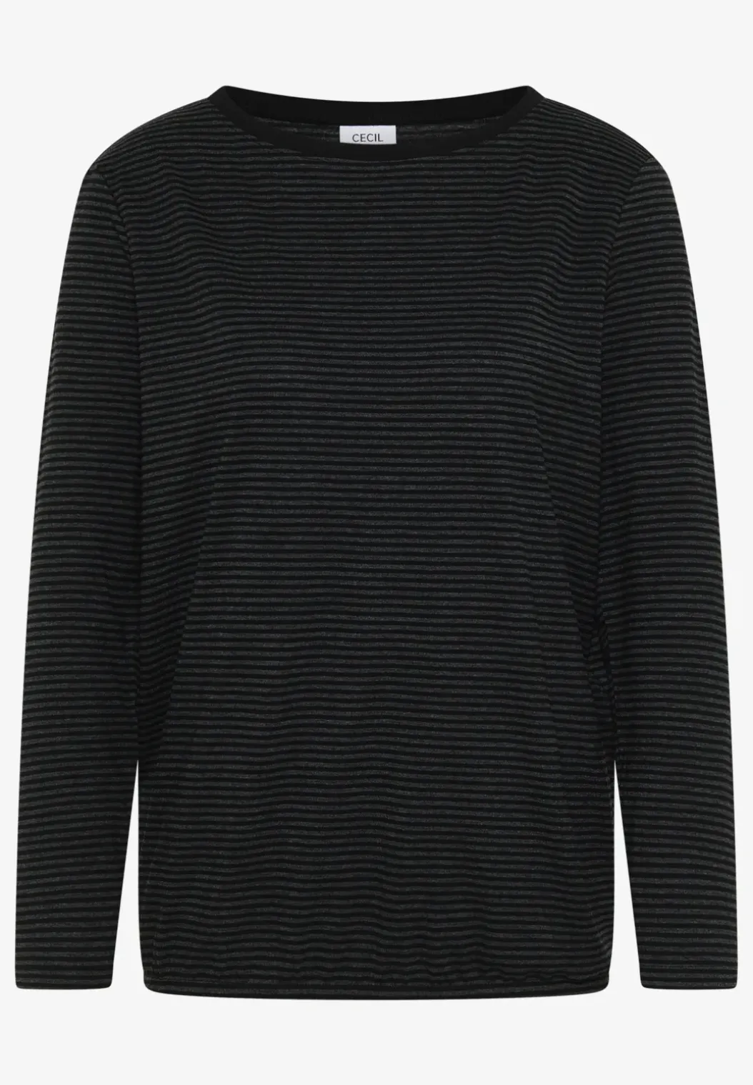 Shirt met ton-sur-ton strepen