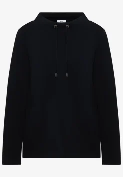 Shirt met trechtervormige hals