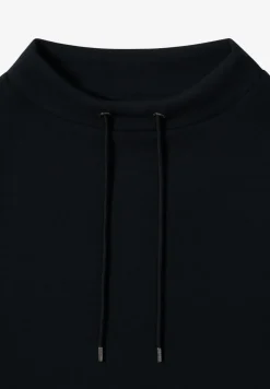 Shirt met trechtervormige hals
