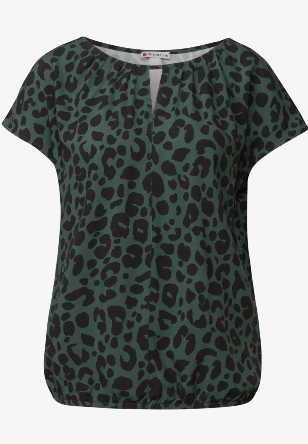 Shirt met uitsnede