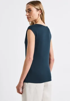 Shirt met uitsnijding