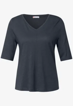 Shirt met V-hals