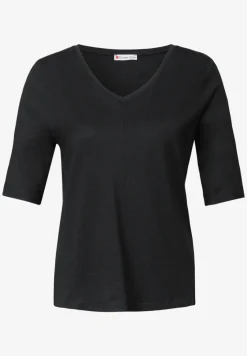 Shirt met V-hals