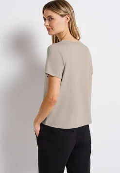 Shirt met V-hals
