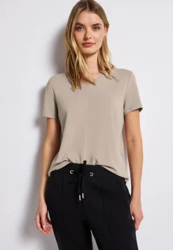 Shirt met V-hals
