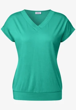 Shirt met V-hals