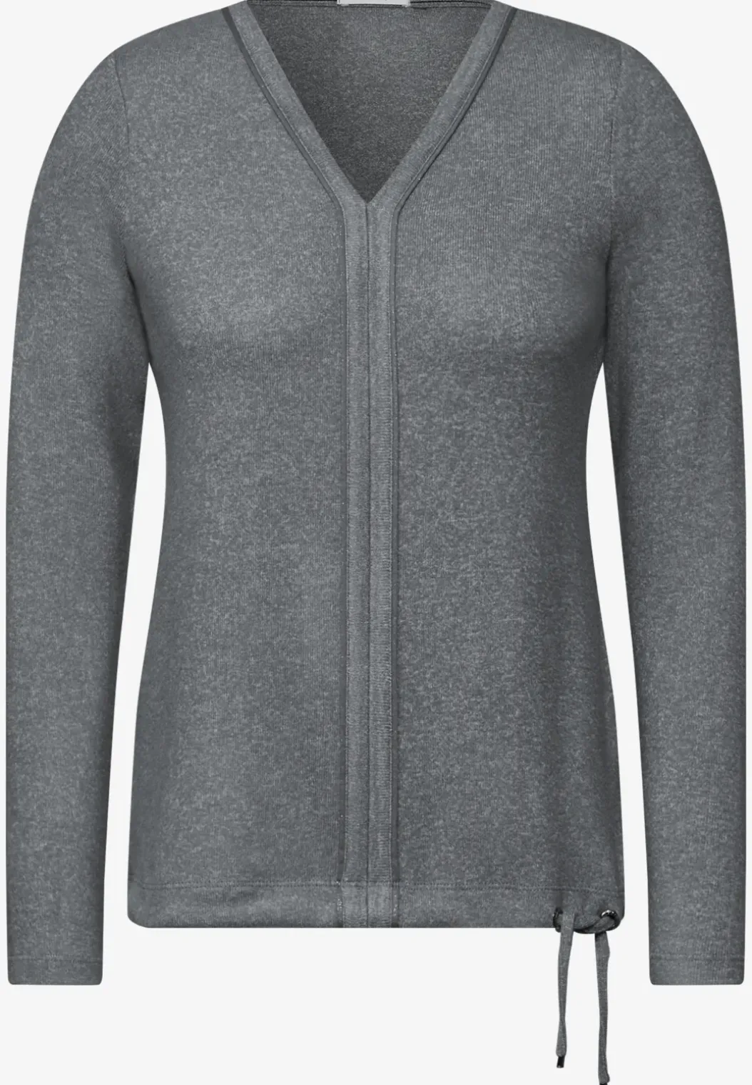 Shirt met V-hals