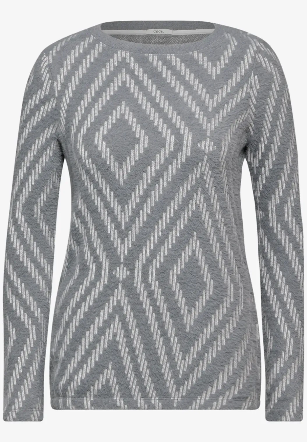 Shirt van verengaren met patroon
