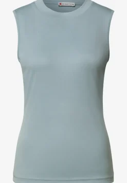 Silk-Look geribbelde top