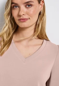 Silk-Look Shirt met rimpels
