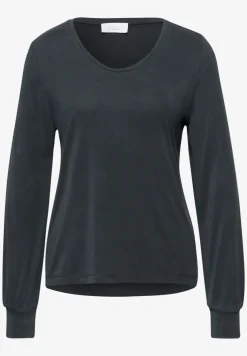 Silk-Look V-hals Shirt
