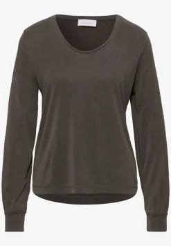 Silk-Look V-hals Shirt