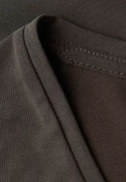 Silk-Look V-hals Shirt