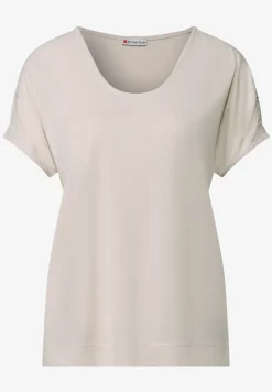 Silk-Look Shirt met rimpels
