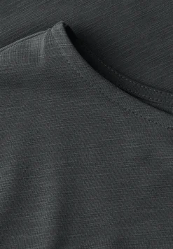 Silk-Look Shirt met tekst