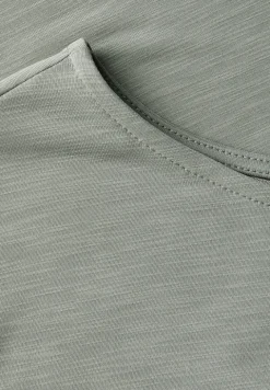 Silk-Look Shirt met tekst