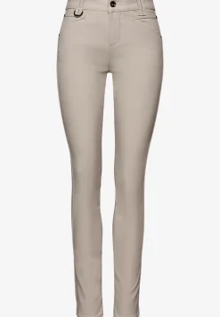Slim Fit gecoate broek