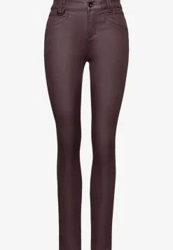 Slim Fit gecoate broek