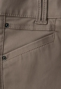 Slim Fit gecoate broek