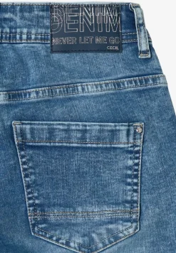 Slim fit jeans met detail
