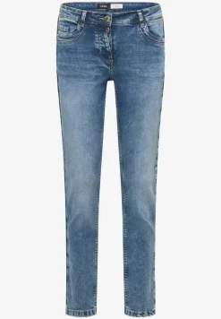 Slim fit jeans met detail