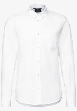Slim fit overhemd in popeline