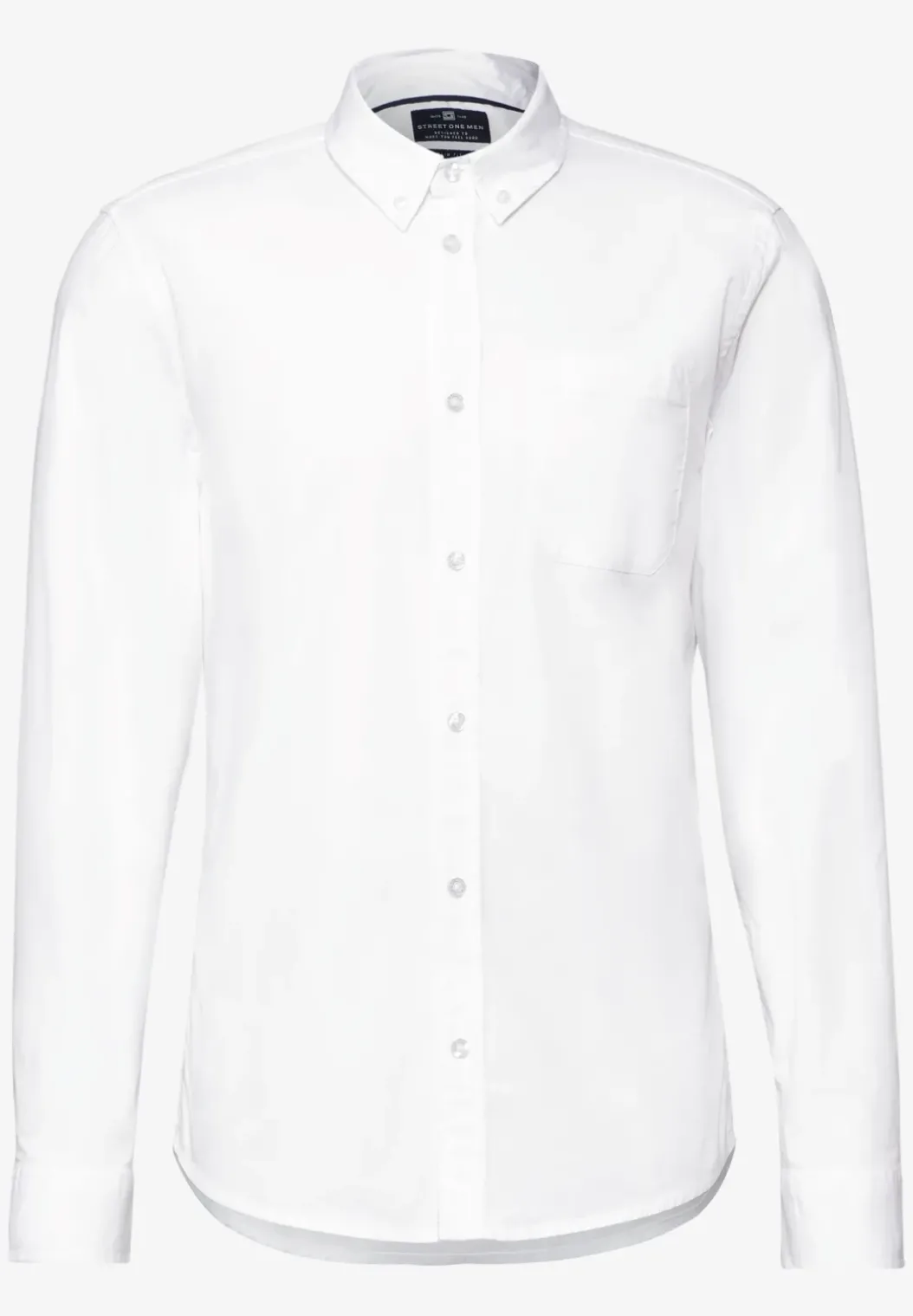 Slim fit overhemd in popeline