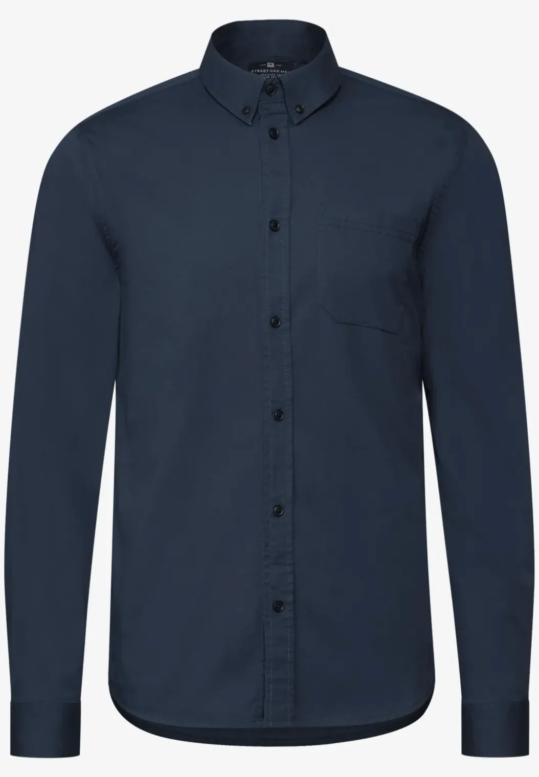 Slim fit overhemd in popeline