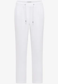 Slim Legs broek in causale pasvorm van linnen