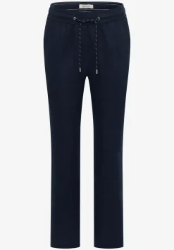 Slim Legs broek in causale pasvorm van linnen