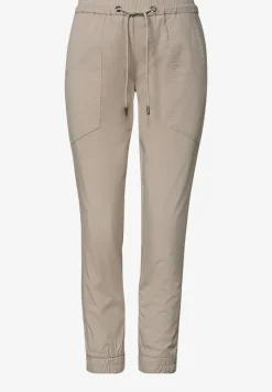 Slim legs broek in een lichtgewicht stof