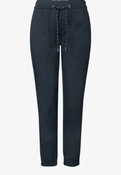 Slim legs broek in een lichtgewicht stof