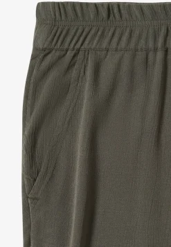 Slim Legs broek in Loose Fit met structuur