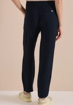 Slim Legs broek in Loose Fit met structuur