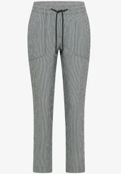 Slim legs broek in seersucker kwaliteit