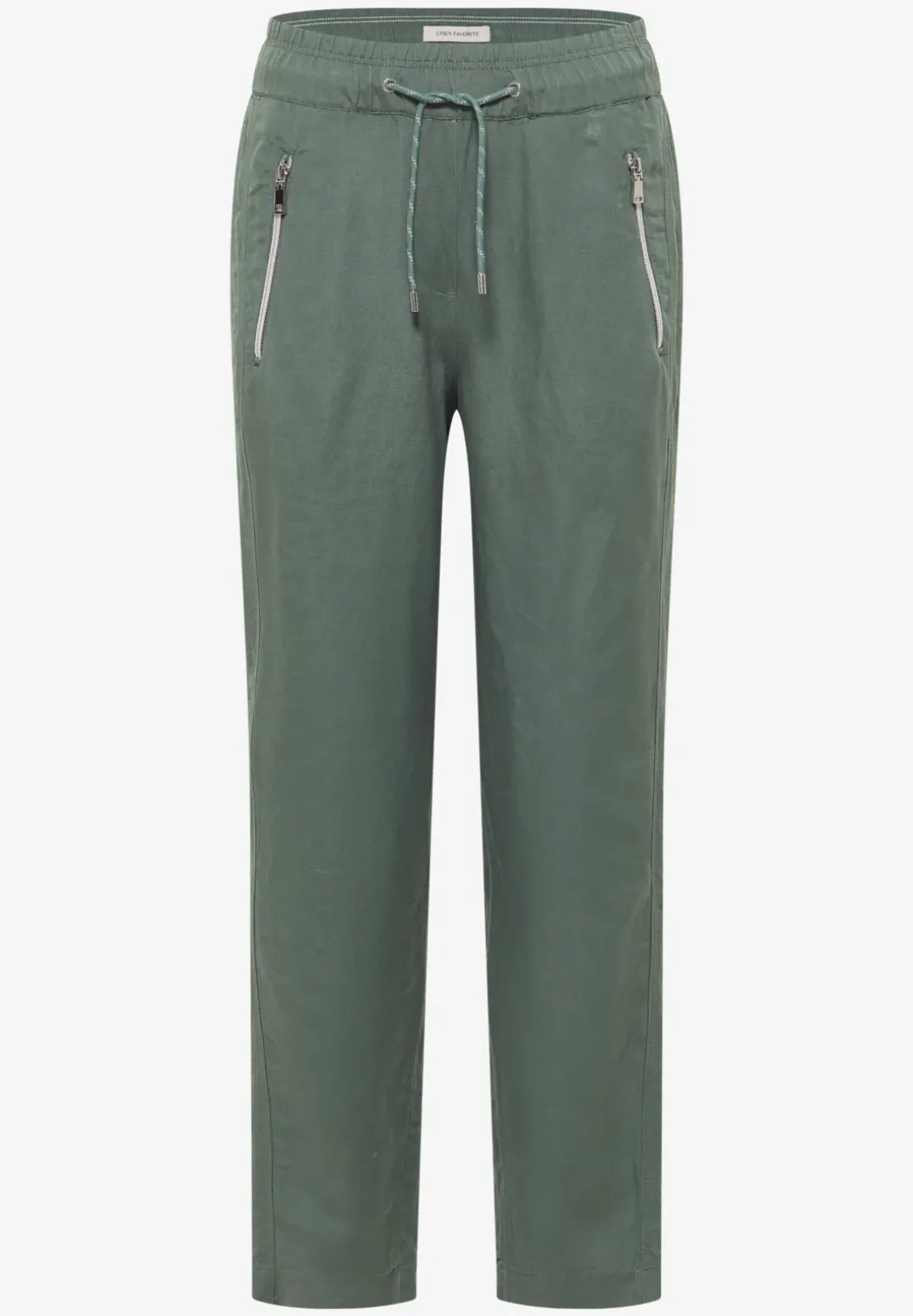 Slim Legs broek van linnenmix