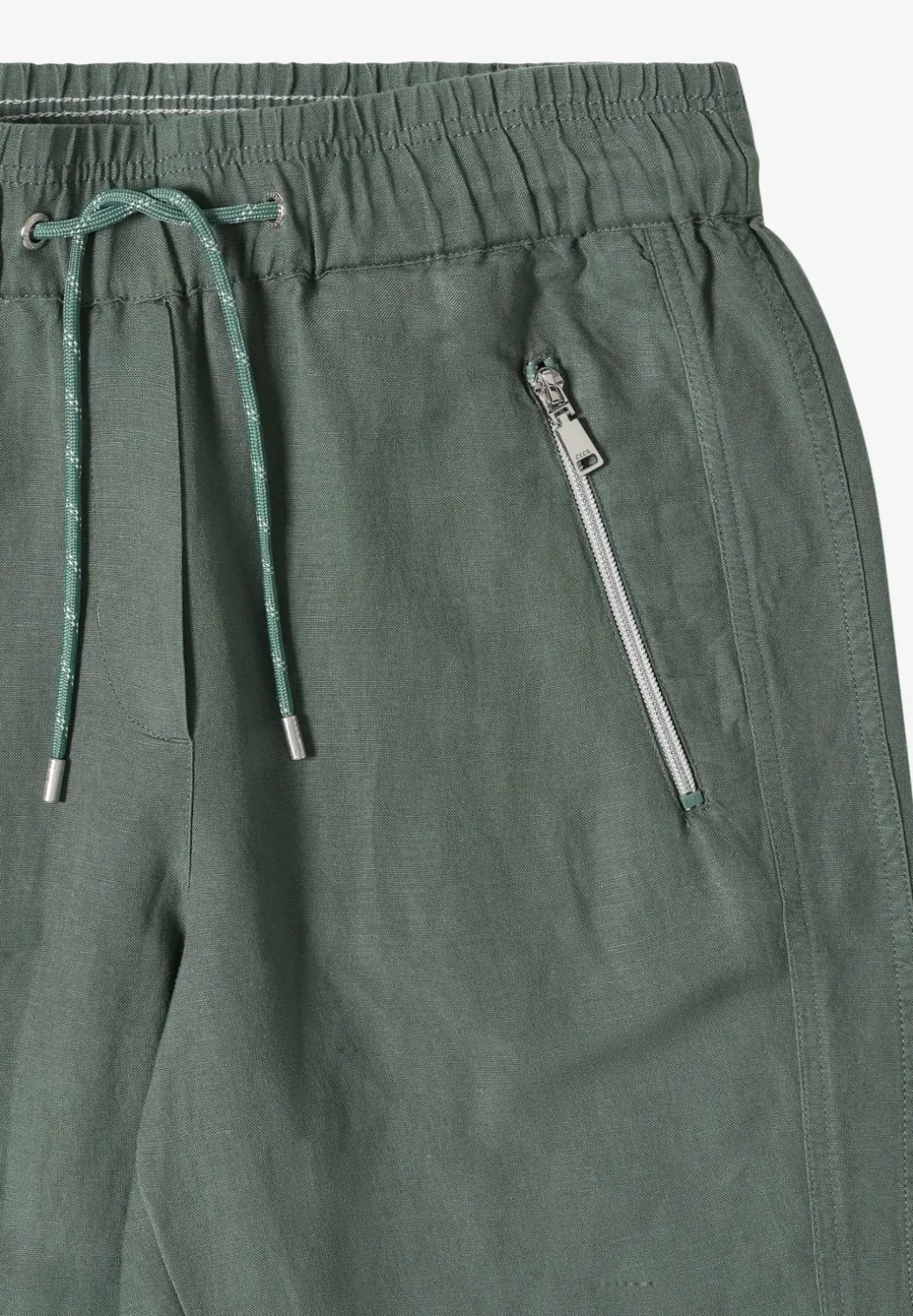 Slim Legs broek van linnenmix
