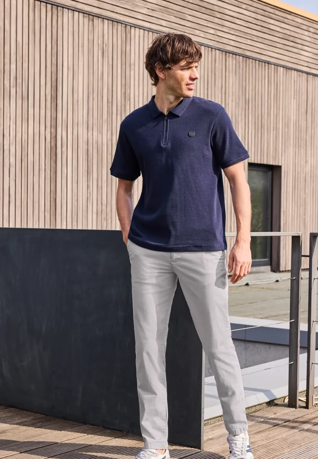 Slim Legs chino's met stretch tailleband