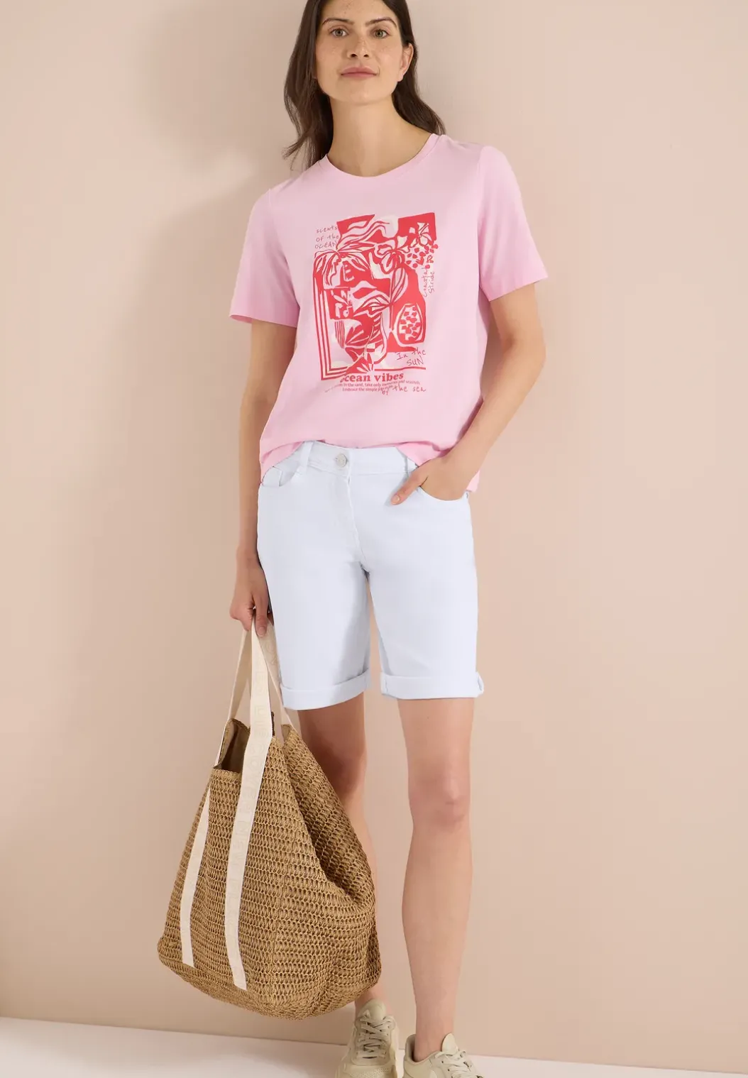 Slim Legs denim shorts in een casual fit