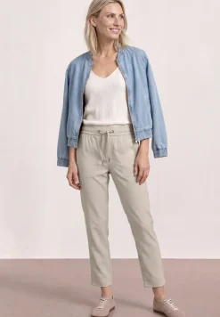Slim legs in gemêleerde look