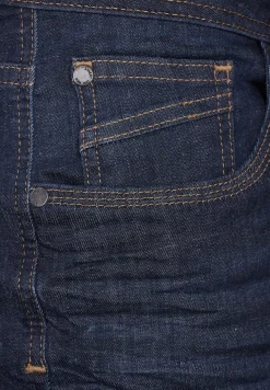 Slim-fit rinsed jeans