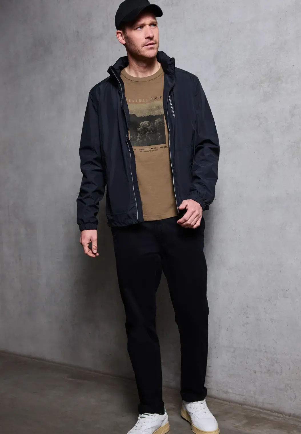 Slub Shirt met fotoprint
