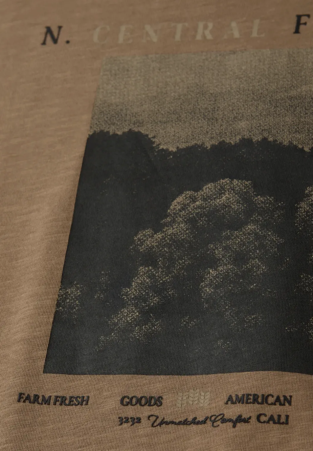 Slub Shirt met fotoprint
