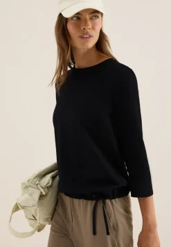 Slub Shirt met ronde hals