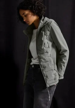 Softshell jack met structuurmix